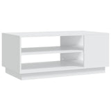 NNEVL Coffee Table White 102x55x43 cm Chipboard