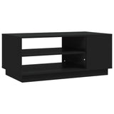 NNEVL Coffee Table Black 102x55x43 cm Chipboard