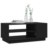NNEVL Coffee Table Black 102x55x43 cm Chipboard
