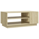 NNEVL Coffee Table Sonoma Oak 102x55x43 cm Chipboard