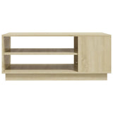 NNEVL Coffee Table Sonoma Oak 102x55x43 cm Chipboard