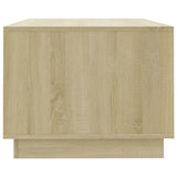 NNEVL Coffee Table Sonoma Oak 102x55x43 cm Chipboard