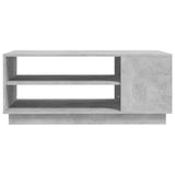 NNEVL Coffee Table Concrete Grey 102x55x43 cm Chipboard