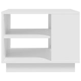NNEVL Coffee Table White 55x55x43 cm Chipboard