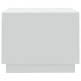 NNEVL Coffee Table White 55x55x43 cm Chipboard