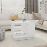 NNEVL Coffee Table White 55x55x43 cm Chipboard