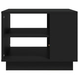 NNEVL Coffee Table Black 55x55x43 cm Chipboard