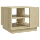 NNEVL Coffee Table Sonoma Oak 55x55x43 cm Chipboard