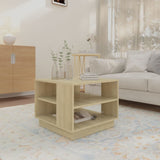 NNEVL Coffee Table Sonoma Oak 55x55x43 cm Chipboard