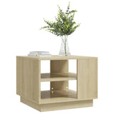 NNEVL Coffee Table Sonoma Oak 55x55x43 cm Chipboard