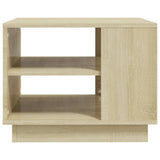 NNEVL Coffee Table Sonoma Oak 55x55x43 cm Chipboard