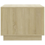 NNEVL Coffee Table Sonoma Oak 55x55x43 cm Chipboard