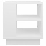 NNEVL Coffee Table White 40x40x43 cm Engineered Wood