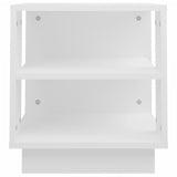 NNEVL Coffee Table White 40x40x43 cm Engineered Wood