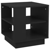 NNEVL Coffee Table Black 40x40x43 cm Engineered Wood