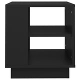 NNEVL Coffee Table Black 40x40x43 cm Engineered Wood