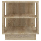 NNEVL Coffee Table Sonoma Oak 40x40x43 cm Engineered Wood