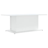 NNEVL Coffee Table White 102x55.5x40 cm Chipboard