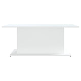 NNEVL Coffee Table White 102x55.5x40 cm Chipboard