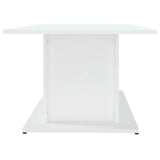 NNEVL Coffee Table White 102x55.5x40 cm Chipboard
