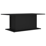 NNEVL Coffee Table Black 102x55.5x40 cm Chipboard