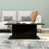 NNEVL Coffee Table Black 102x55.5x40 cm Chipboard