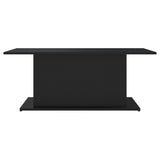 NNEVL Coffee Table Black 102x55.5x40 cm Chipboard