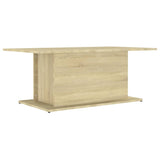 NNEVL Coffee Table Sonoma Oak 102x55.5x40 cm Chipboard