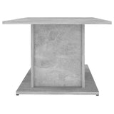 NNEVL Coffee Table Concrete Grey 102x55.5x40 cm Chipboard