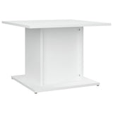 NNEVL Coffee Table White 55.5x55.5x40 cm Chipboard