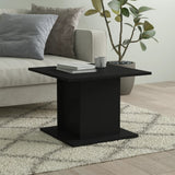 NNEVL Coffee Table Black 55.5x55.5x40 cm Chipboard