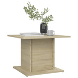 NNEVL Coffee Table Sonoma Oak 55.5x55.5x40 cm Chipboard