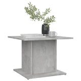 NNEVL Coffee Table Concrete Grey 55.5x55.5x40 cm Chipboard