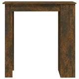 NNEVL Bar Table with Storage Rack Smoked Oak 102x50x103.5cm Chipboard