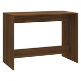 NNEVL 3 Piece Dining Set Brown Oak Chipboard