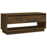 NNEVL TV Cabinet Smoked Oak 102x41x44 cm Chipboard