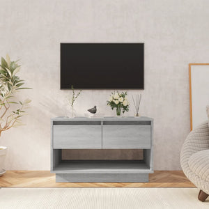NNEVL TV Cabinet Grey Sonoma 70x41x44 cm Chipboard