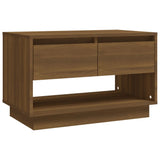 NNEVL TV Cabinet Brown Oak 70x41x44 cm Chipboard