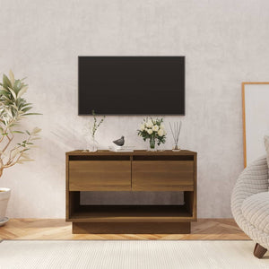 NNEVL TV Cabinet Brown Oak 70x41x44 cm Chipboard