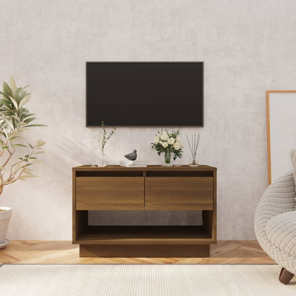 NNEVL TV Cabinet Brown Oak 70x41x44 cm Chipboard