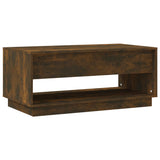 NNEVL Coffee Table Smoked Oak 102.5x55x44 cm Chipboard