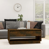 NNEVL Coffee Table Smoked Oak 102.5x55x44 cm Chipboard