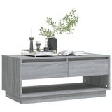 NNEVL Coffee Table Grey Sonoma 102.5x55x44 cm Chipboard