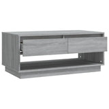 NNEVL Coffee Table Grey Sonoma 102.5x55x44 cm Chipboard