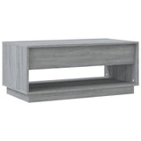 NNEVL Coffee Table Grey Sonoma 102.5x55x44 cm Chipboard
