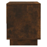 NNEVL Bedside Cabinet Smoked Oak 45x34x44 cm Chipboard