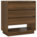 NNEVL Sideboard Brown Oak 70x41x75 cm Chipboard