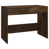 NNEVL Desk Smoked Oak 101x50x76.5 cm Chipboard