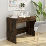 NNEVL Desk Smoked Oak 101x50x76.5 cm Chipboard