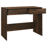 NNEVL Desk Smoked Oak 101x50x76.5 cm Chipboard